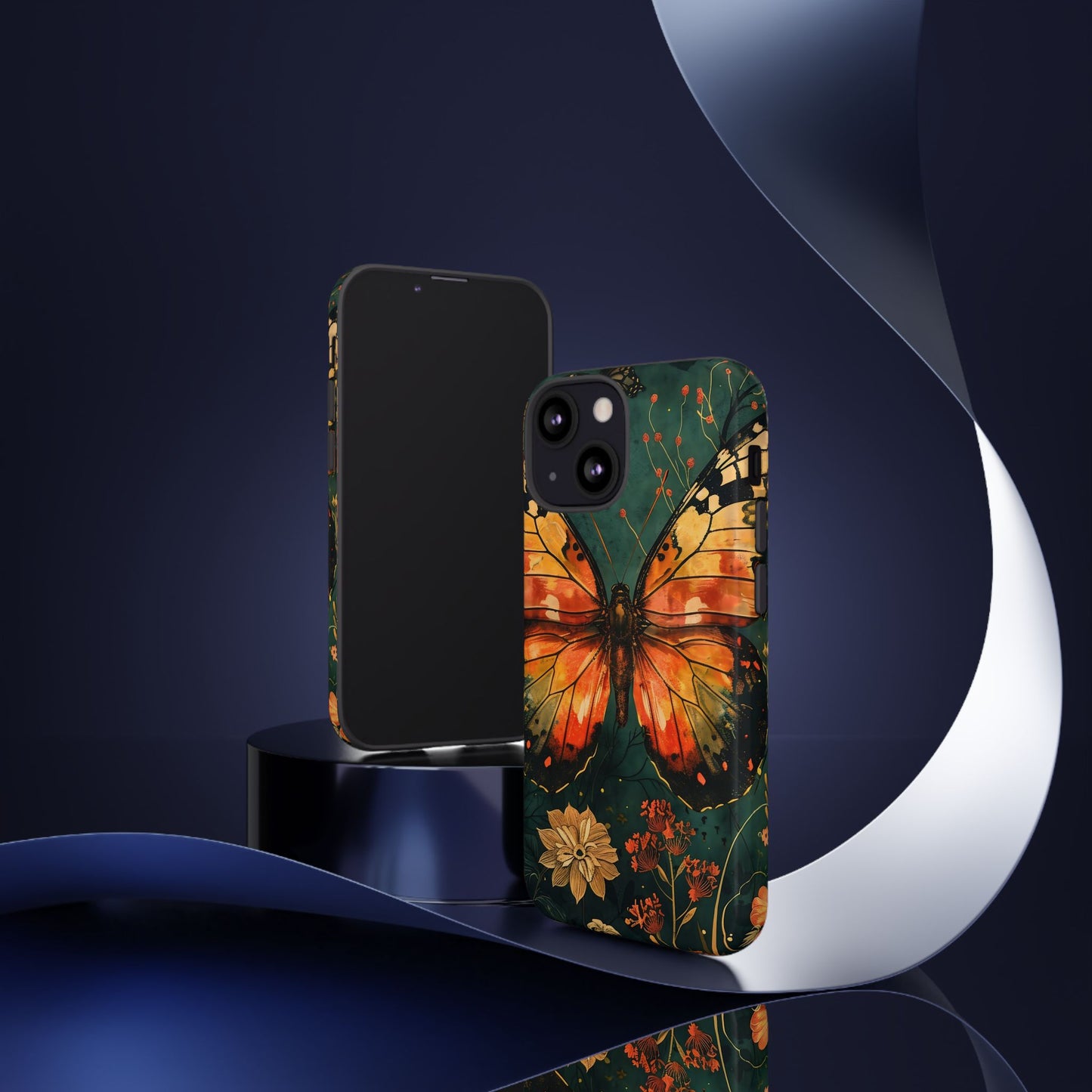 Butterfly Phone Case – Tough Cases for Nature Lovers, Floral Design, Butterfly Art, Unique Gift, Eco-Friendly Protection