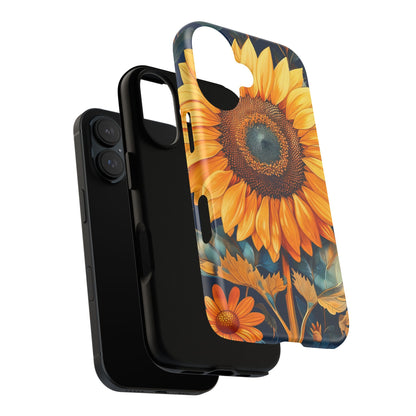 Sunflower Phone Case - Floral Design for Nature Lovers, Cute Spring Accessory, Gift for Her, Eco-Friendly Cover