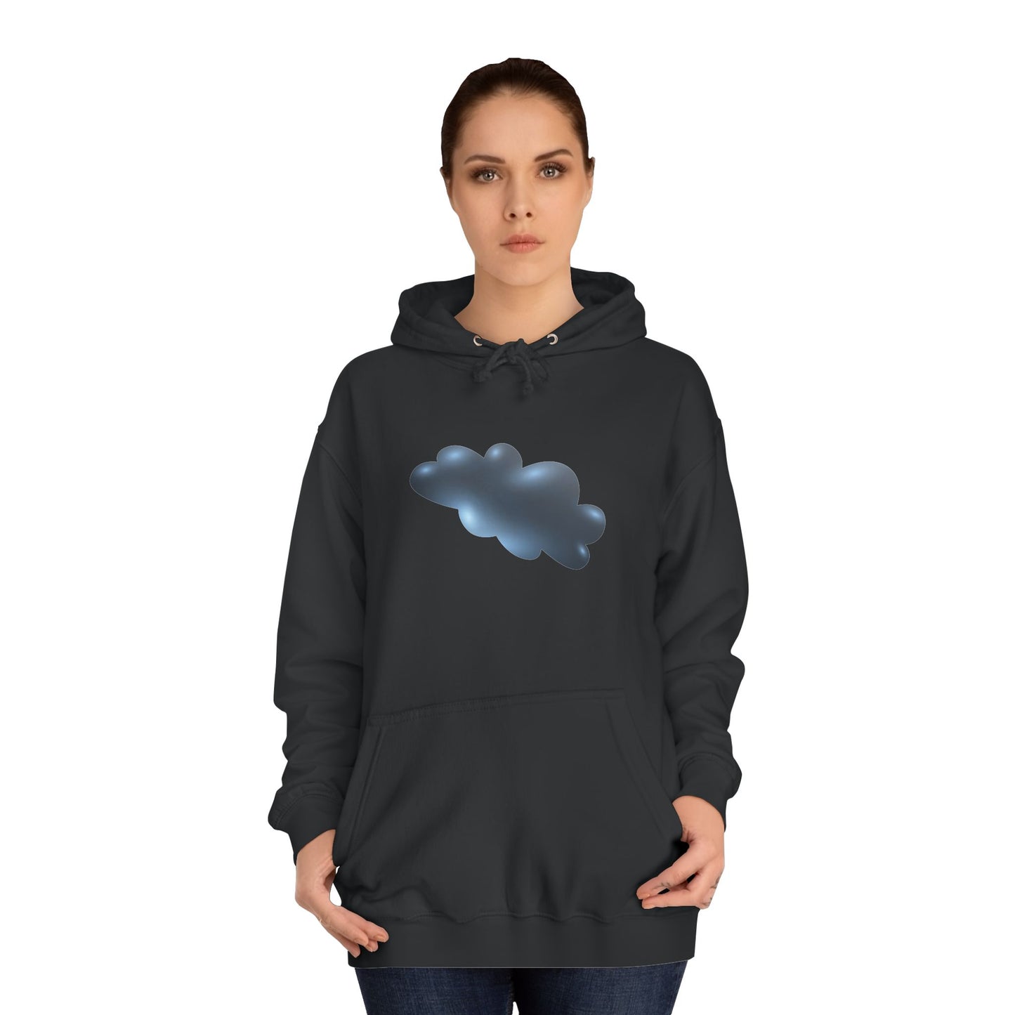 Unisex College Hoodie - Dreamy Cloud Design