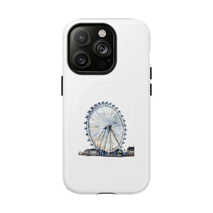 Funky Ferris Wheel Magnetic Case | Tough iPhone Cover, Customized Phone Case, Unique Gift, Festival Accessory, Durable Phone Protection