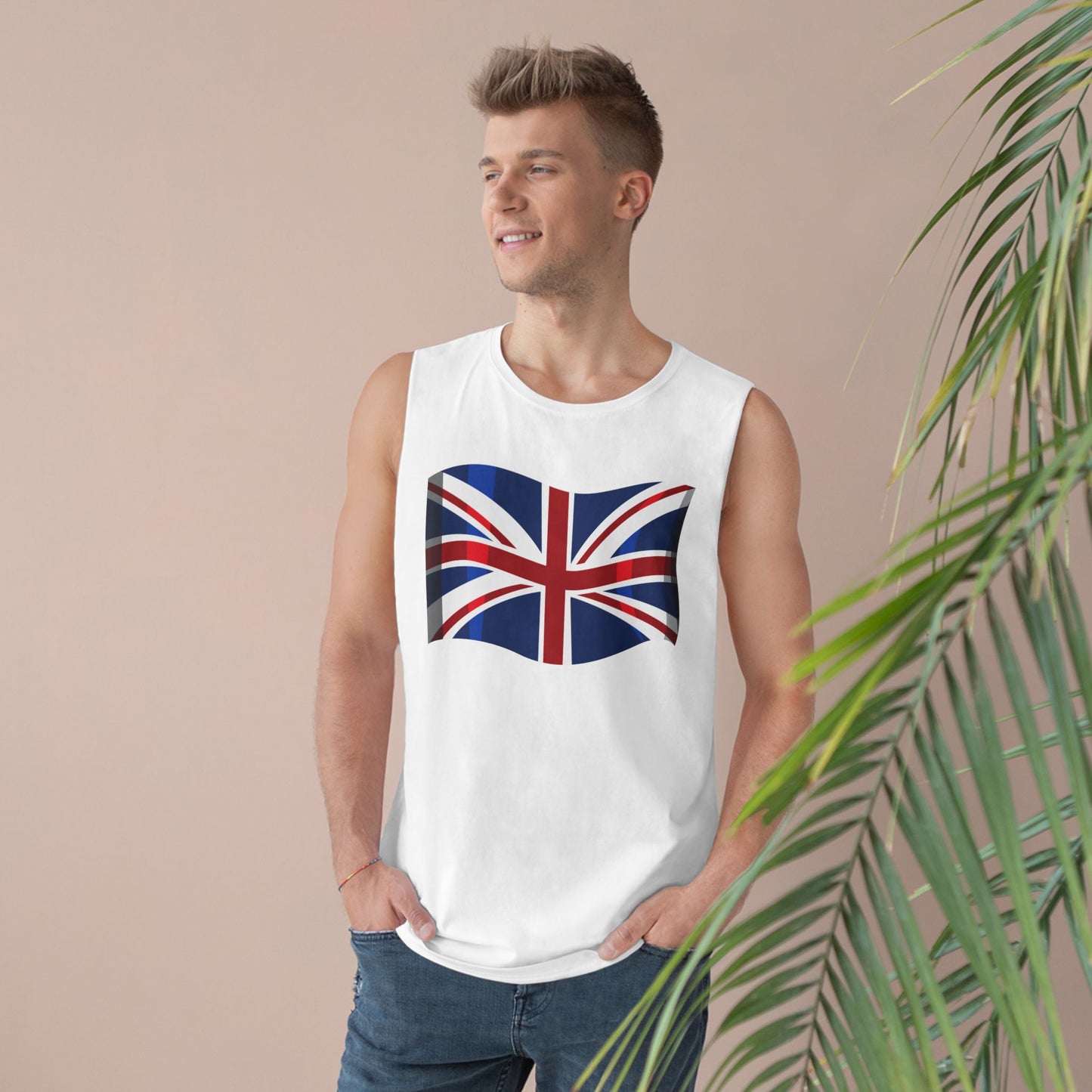 Unisex Barnard Tank - Classic UK Flag Design - Union Jack Symbol