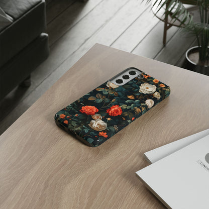 Floral Phone Case | Tough Cases with Elegant Design | Gift for Her, Mother's Day, Birthdays, Personalized, Trendy Tech Accessories