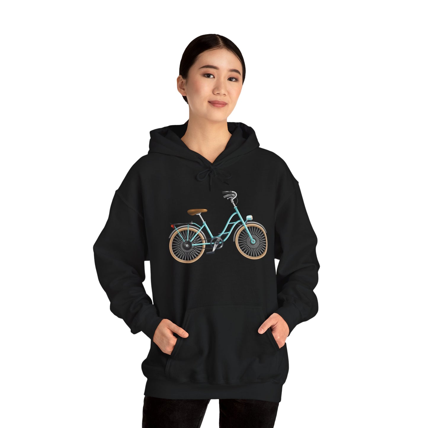 Unisex Heavy Blend™ Hooded Sweatshirt - Vintage Bicycle