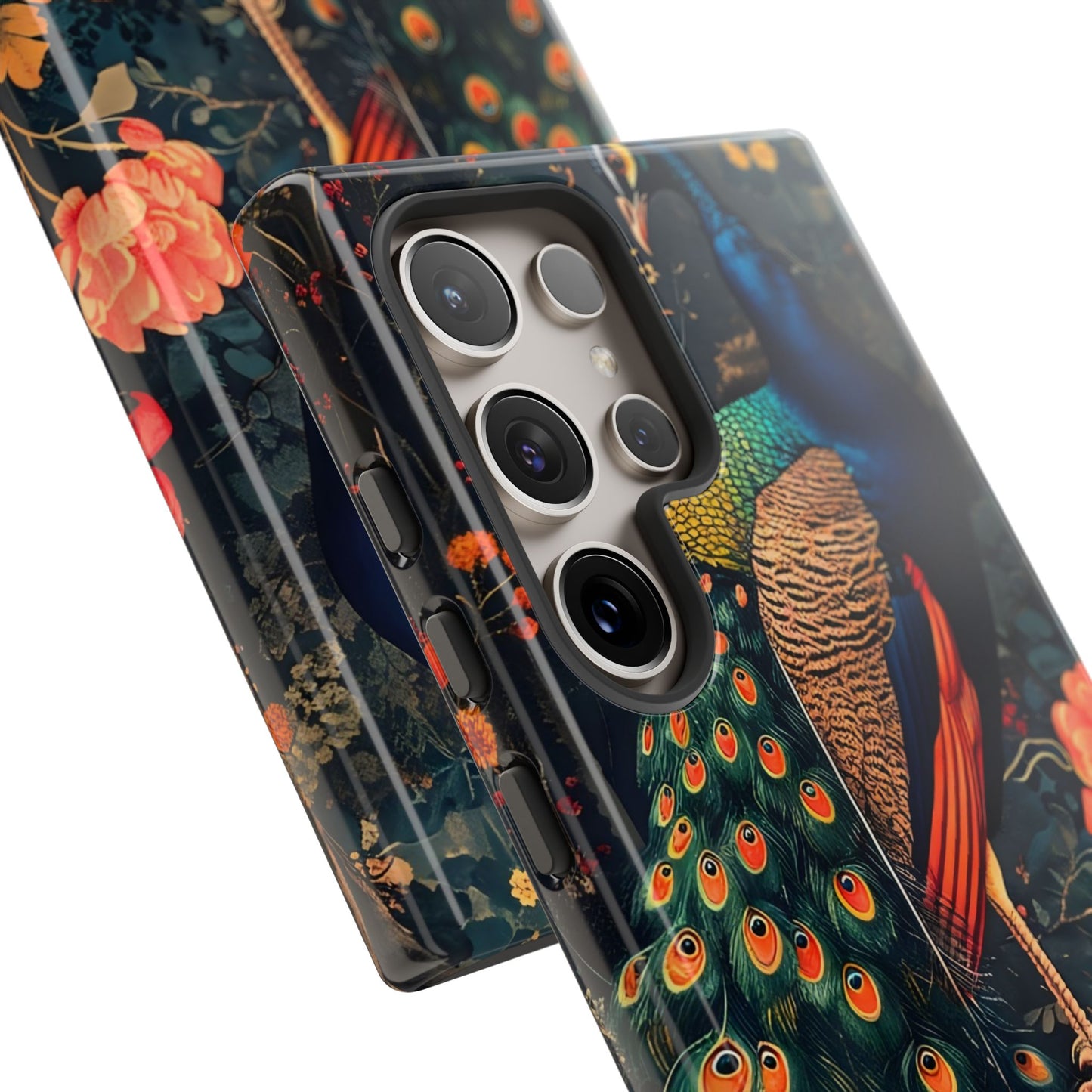 Peacock Phone Case - Artistic Floral Design, Tough Covers for iPhone, Stylish Mobile Accessories, Gift for Nature Lovers, Unique Cell [...]