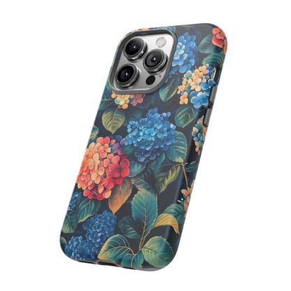 Floral Phone Case, Stylish Tough Case for Gardener Gift, Flower Lover Accessory, Pretty Floral Design, Protective Case