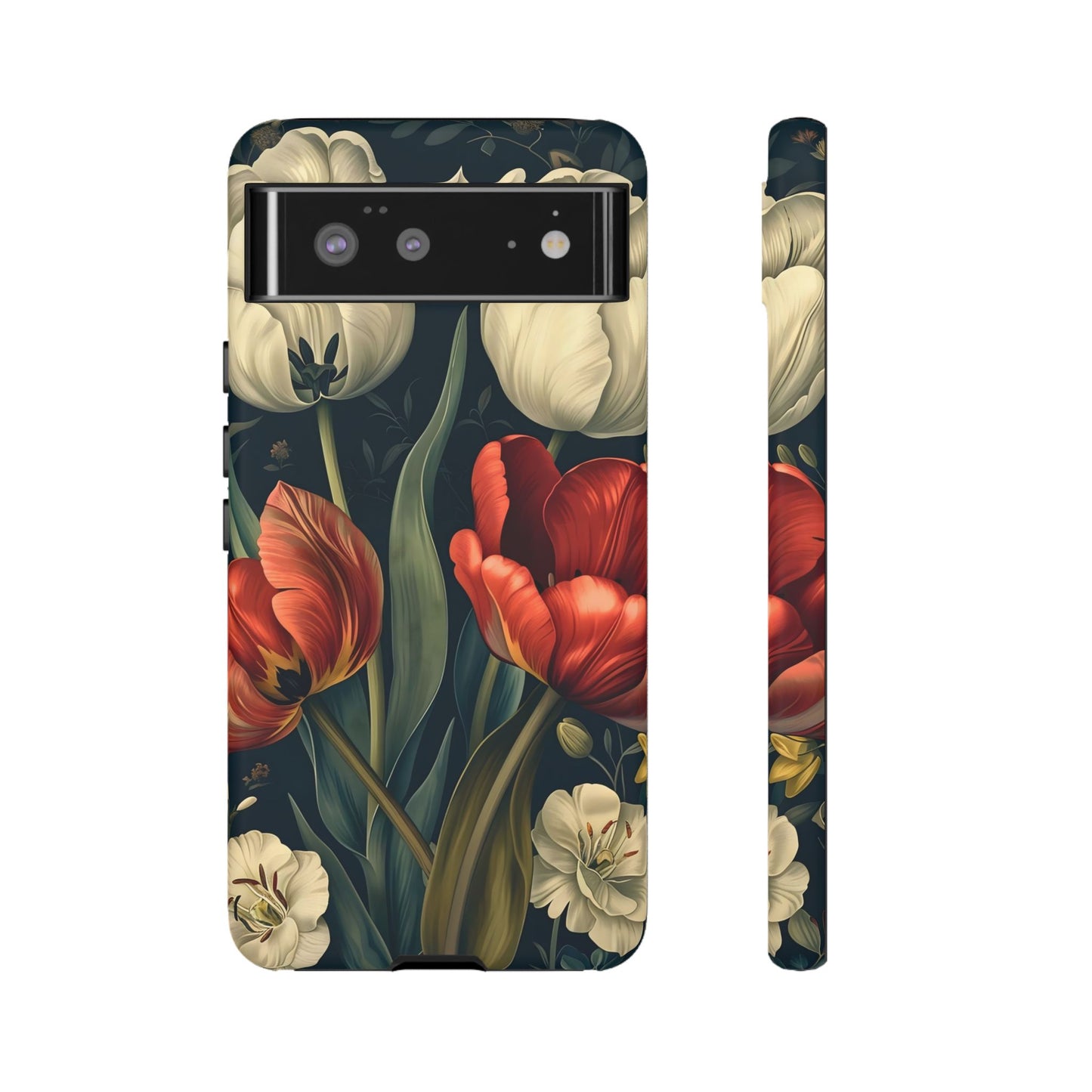 White Flower Tough Cases