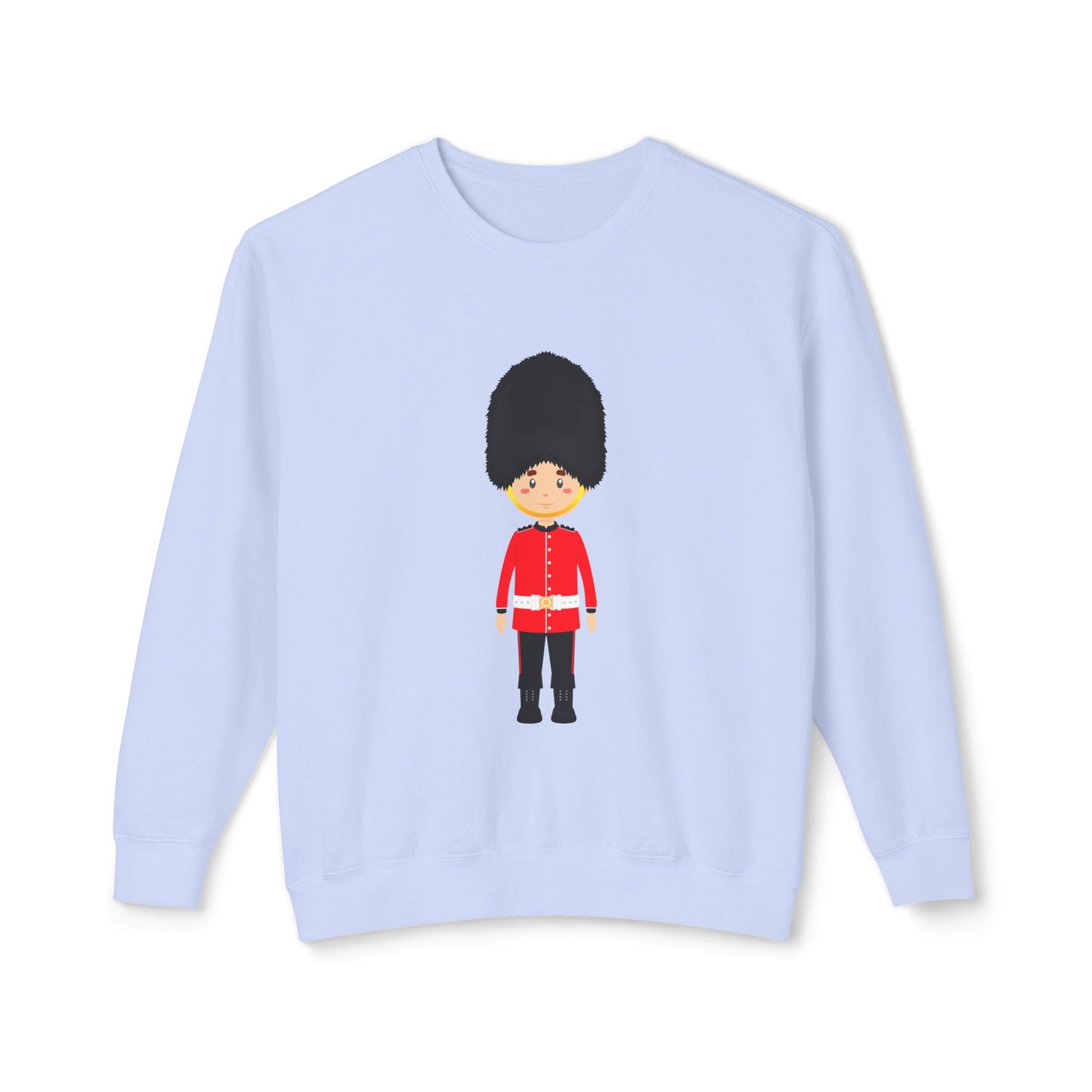 Unisex Lightweight Crewneck Sweatshirt - British Soldier Military Elegance and Honorable