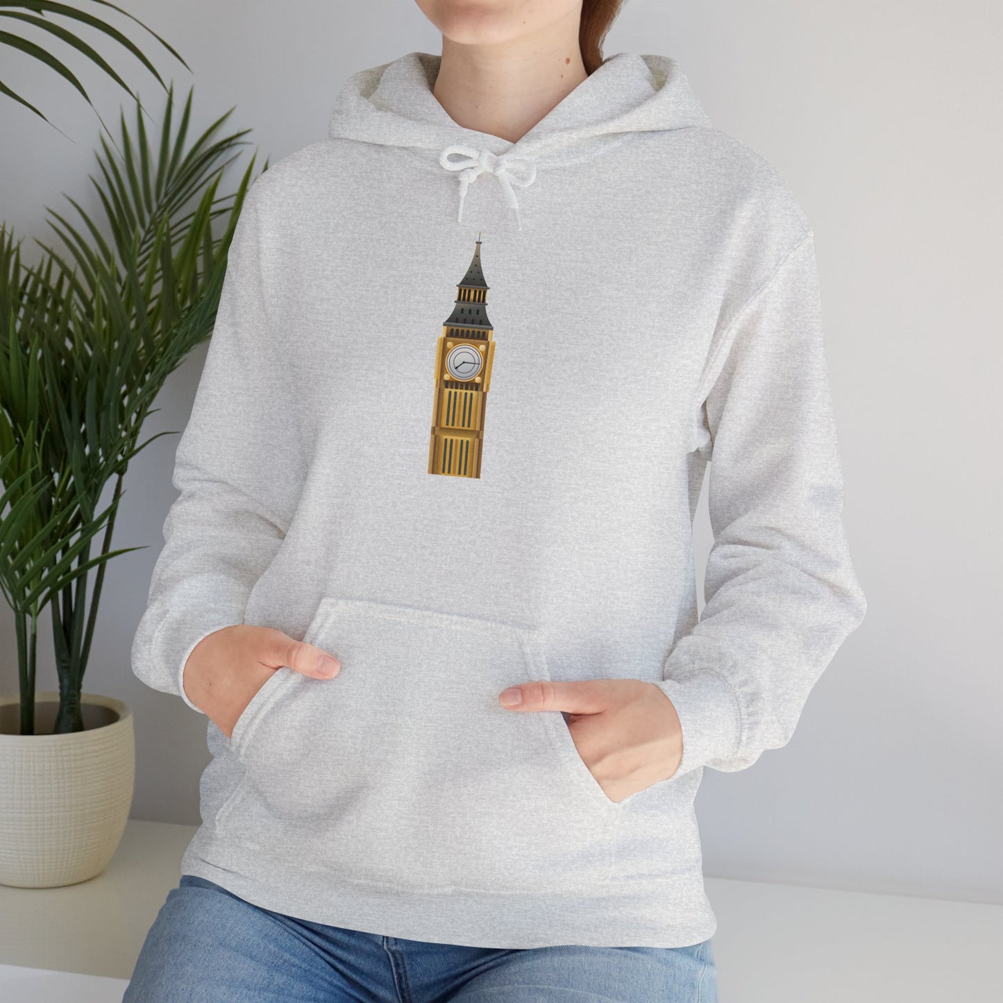 Unisex Heavy Blend™ Hooded Sweatshirt - Historic Hand - The UK’s Clock Tower