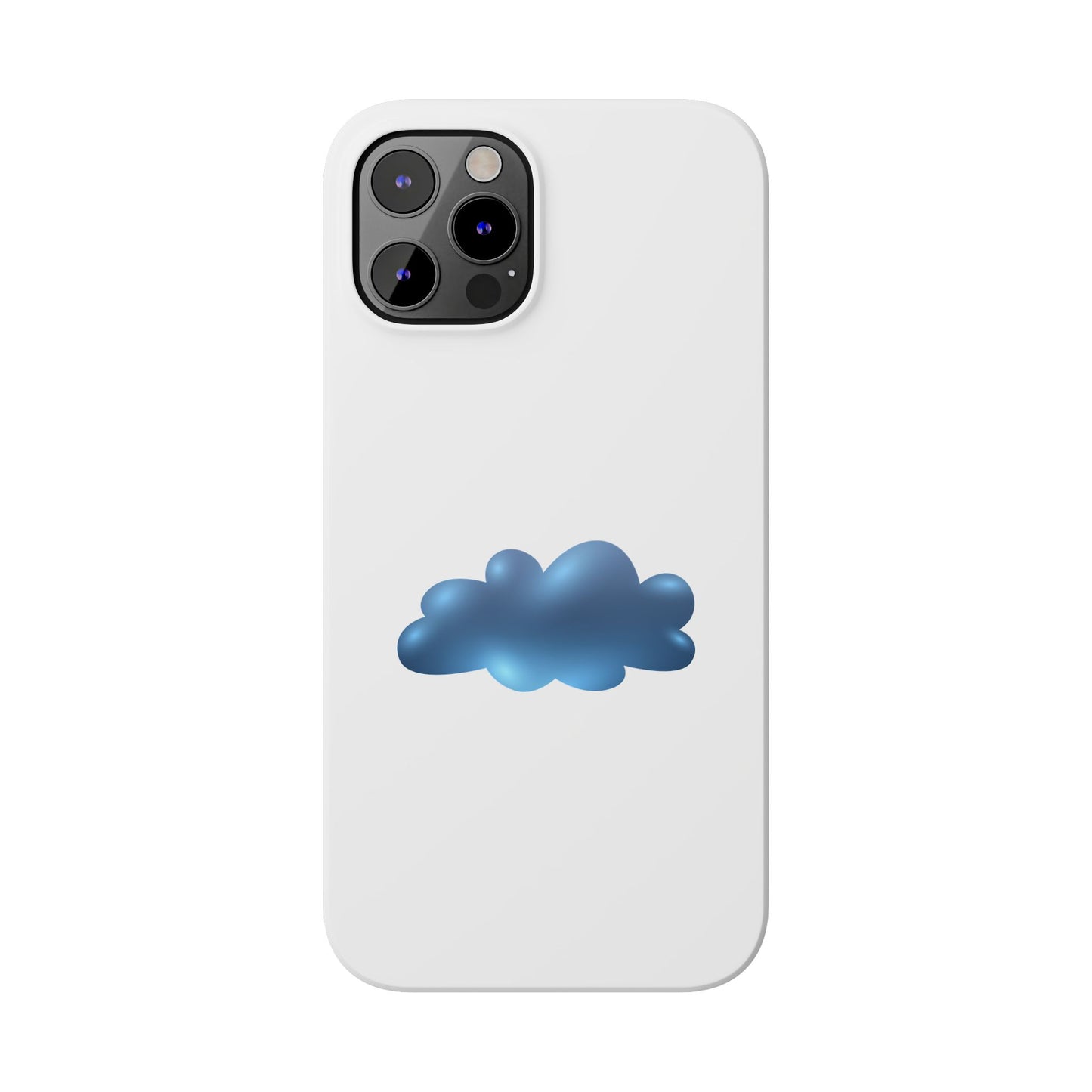 Cloud Design Slim Phone Cases - Aesthetic Protection for Your Device, Cute Phone Cover, Trendy Accessories, Gift for Her, Cloudy Vibes