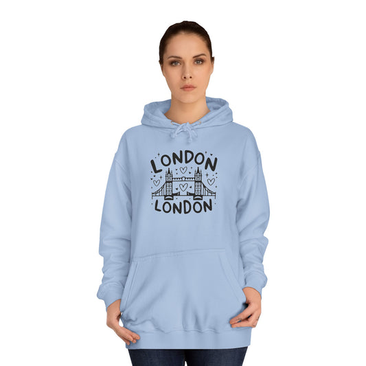 Unisex College Hoodie - Adorable London