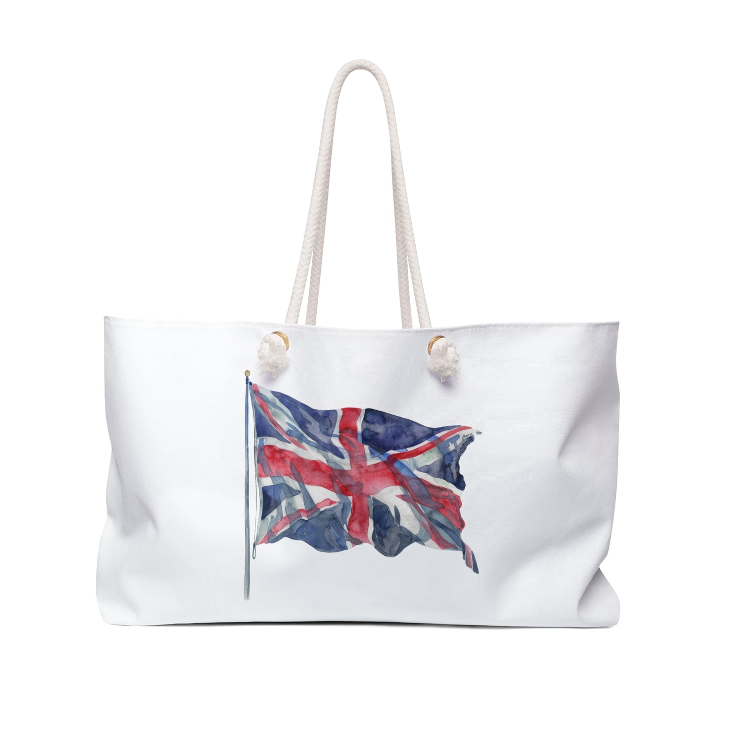 Stylish Union Jack Weekender Bag, Travel Tote, Beach Bag, Overnight Bag, British Flag Bag, Gift for Travelers