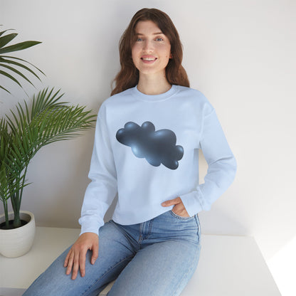 Unisex Heavy Blend™ Crewneck Sweatshirt - Serene Cloudscape - Dreamy Cloud Design