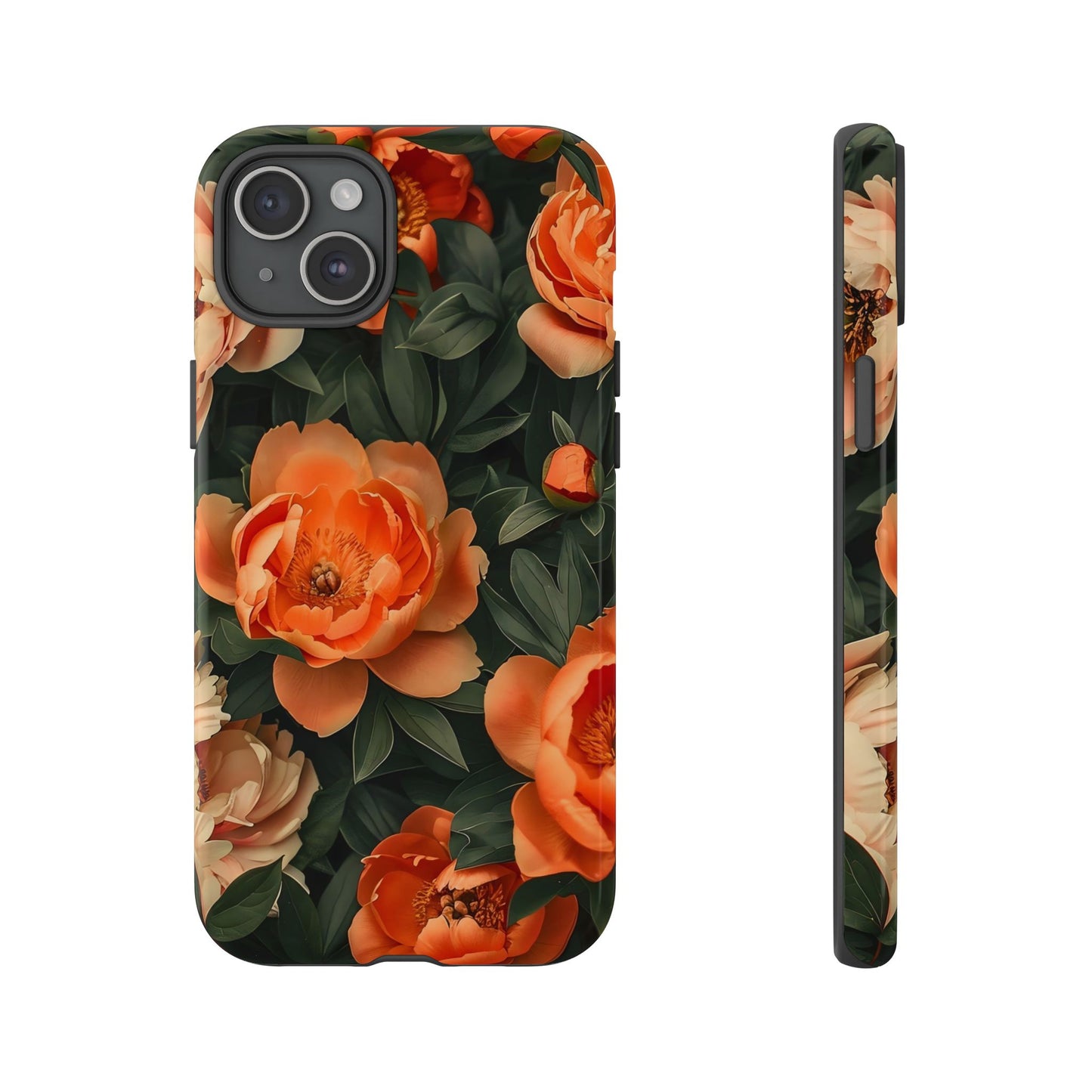 Stylish Floral Phone Case, Tough Cases, Floral Phone Cover, Gift for Her, Spring Accessories, Mother's Day, Phone Protection