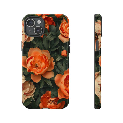 Stylish Floral Phone Case, Tough Cases, Floral Phone Cover, Gift for Her, Spring Accessories, Mother's Day, Phone Protection