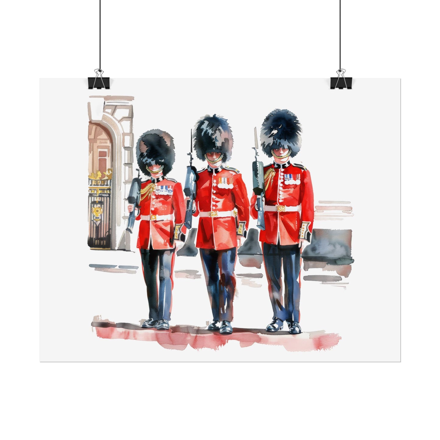 London Guard Roll-Up Posters, British Soldier Art Prints, Home Decor, Travel Gifts, Wall Art for Various Occasions
