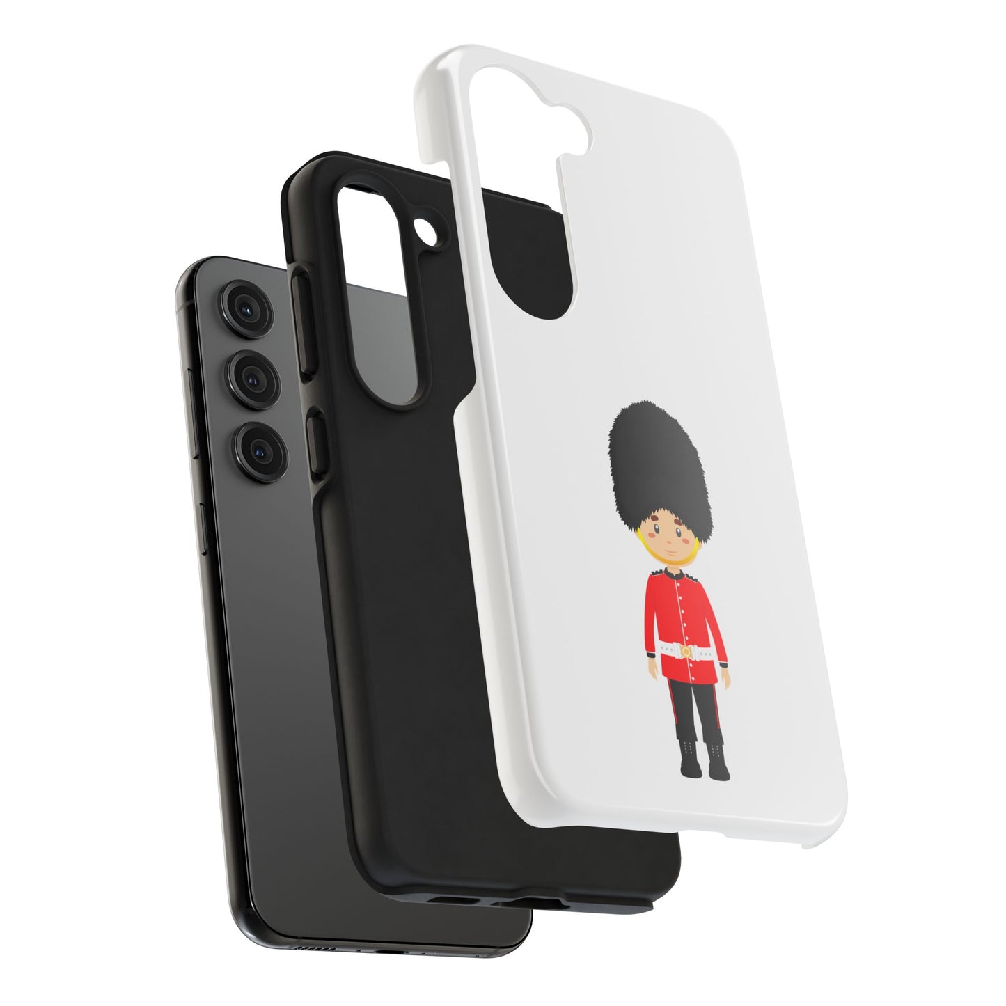 Guarding Style Tough Phone Cases, London Guard Design, Durable Phone Protection, Gift for Travelers, Unique Cell Phone Covers
