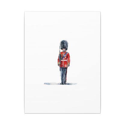 Royal Guard Canvas Art Print, British Soldier Wall Decor, Home Decoration, Gift for History Lovers, Art for Offices, Unique Wall Gallery