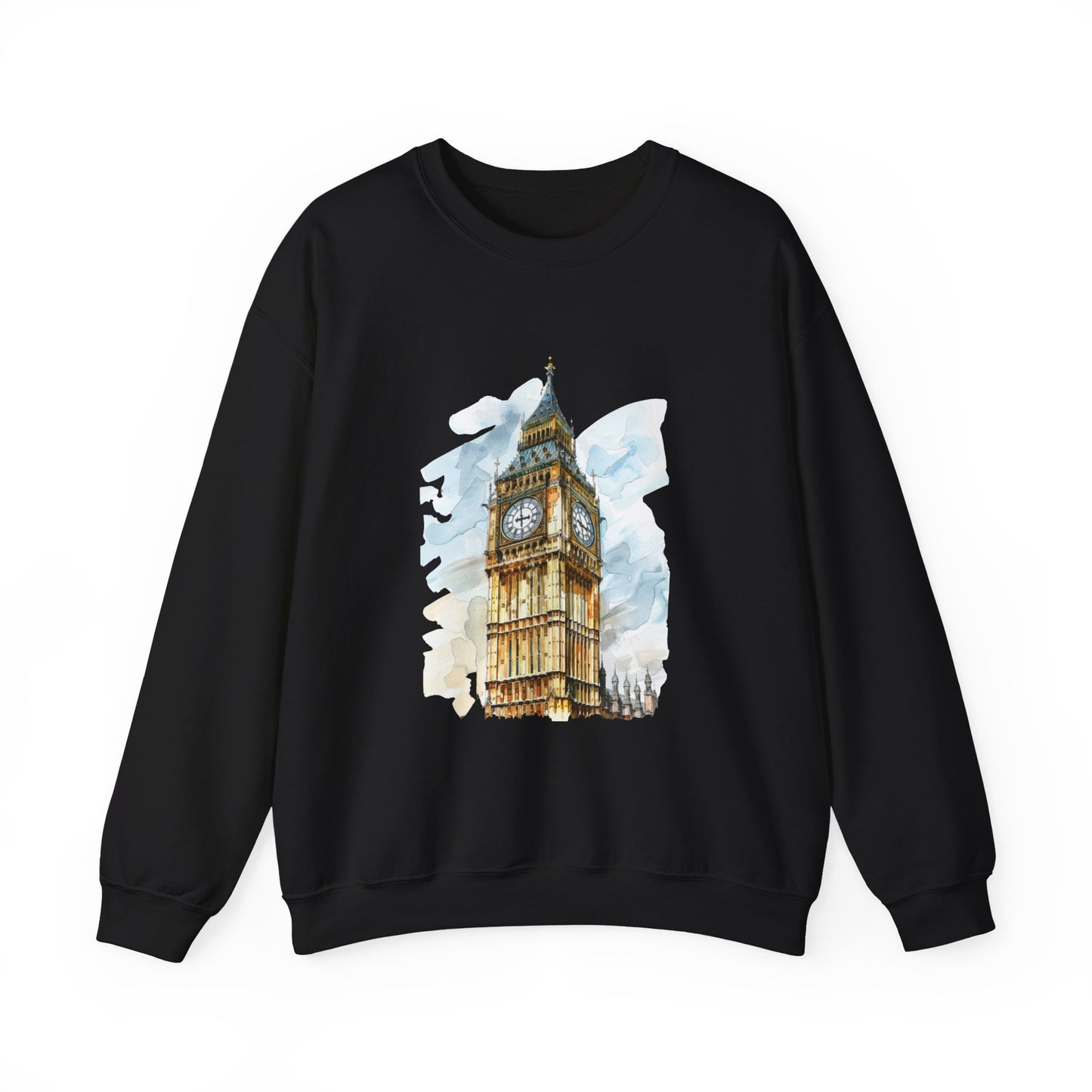 Unisex Heavy Blend™ Crewneck Sweatshirt Lightweight - Big Ben Iconic British Tower