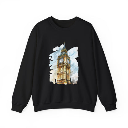 Unisex Heavy Blend™ Crewneck Sweatshirt Lightweight - Big Ben Iconic British Tower