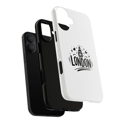 Stylish Phone Case for London Lovers, London Gift, Travel Accessory, Unique Smartphone Case, Cityscape Phone Cover