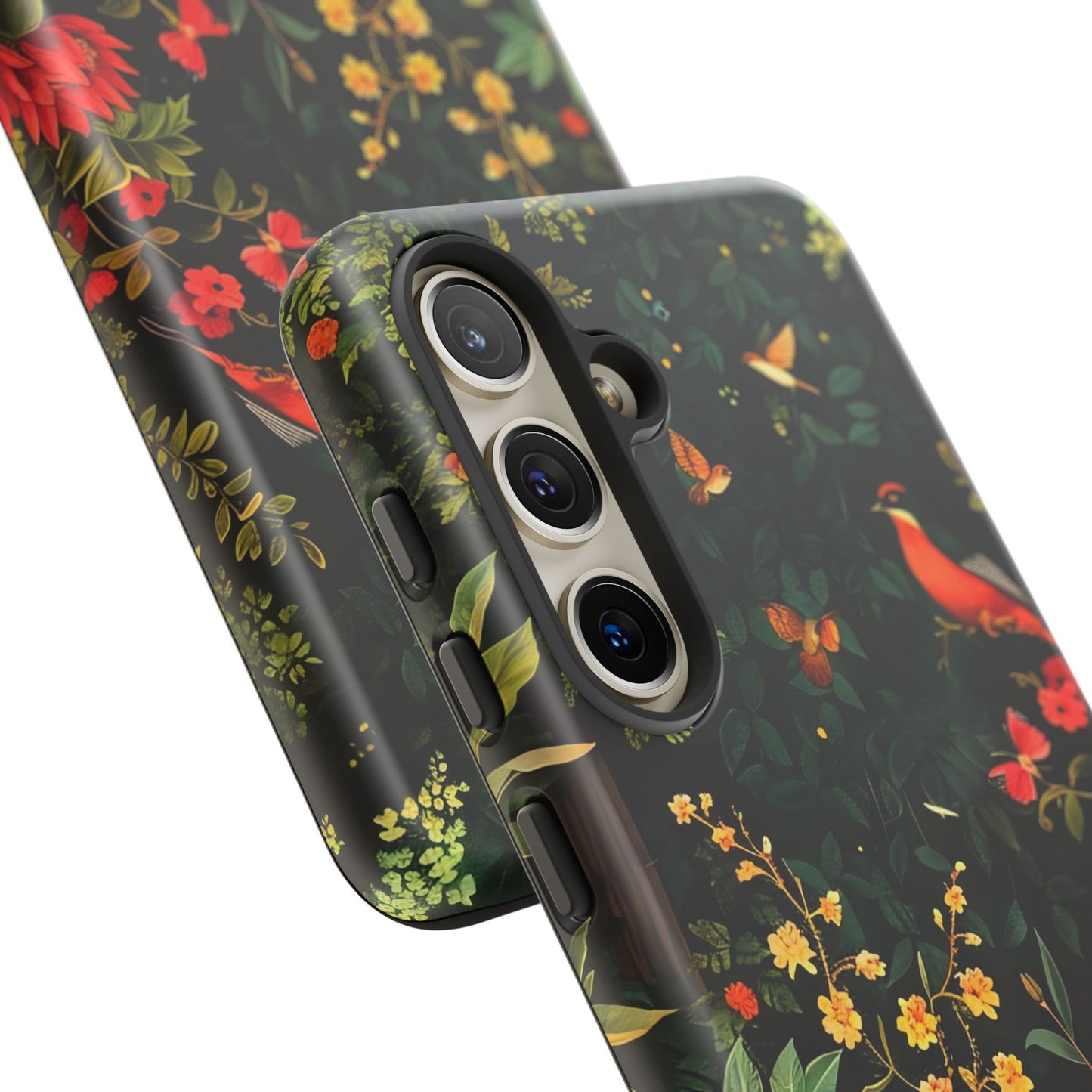 Floral Tough Phone Case, Nature-Inspired Design, Ideal for Garden Lovers, Gift for Birthdays, Christmas, Eco-Friendly Accessory