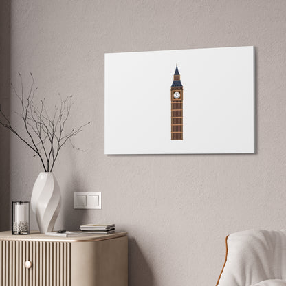 Big Ben Canvas Wall Art, Modern Home Decor, London Decor, Gift for Travel Lovers, Office Wall Art, Minimalist Art Print