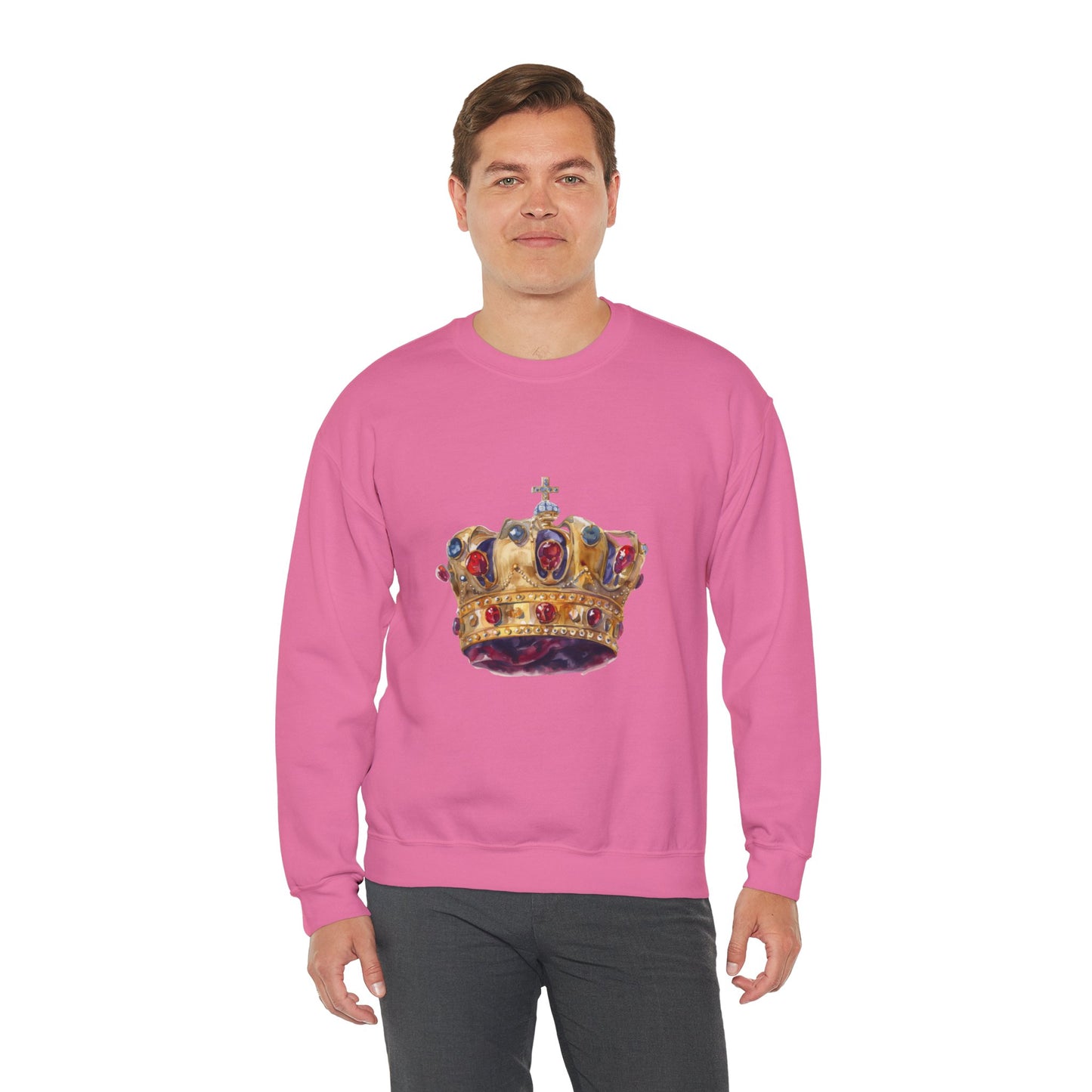 Unisex Heavy Blend™ Crewneck Sweatshirt High Grade - British Royal Crown