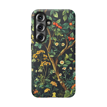 Floral iPhone Case, Nature Inspired Tough Case, Botanical Phone Cover, Eco-Friendly Gift, Unique Floral Design