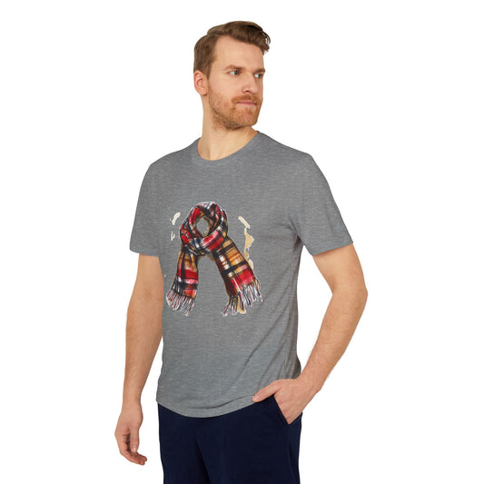 adidas Unisex Sport T-shirt - Classic British Plaid Scarf Design