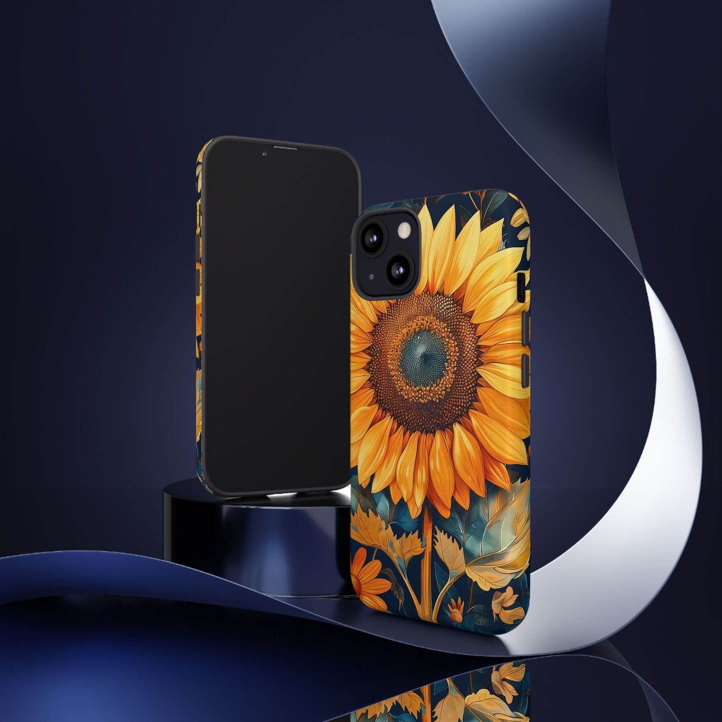 Sunflower Phone Case - Floral Design for Nature Lovers, Cute Spring Accessory, Gift for Her, Eco-Friendly Cover
