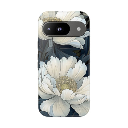 Elegant Floral Phone Case, Floral iPhone Cover, Flower Art Phone Case, Eco-Friendly Mobile Protection, Tough & Stylish Phone Case