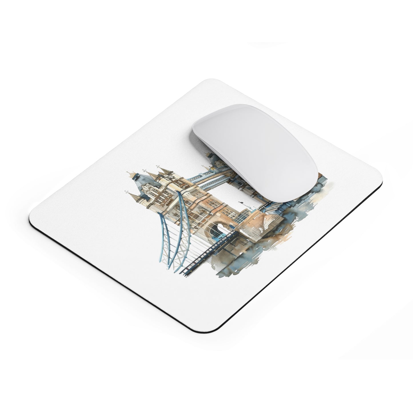 London Bridge Mouse Pad, Artistic Desk Accessory, Office Decor, Gift for Travelers, Home Office, Gamer Decor, Unique Gift