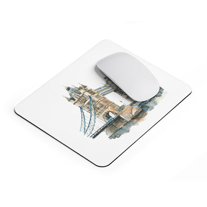 London Bridge Mouse Pad, Artistic Desk Accessory, Office Decor, Gift for Travelers, Home Office, Gamer Decor, Unique Gift