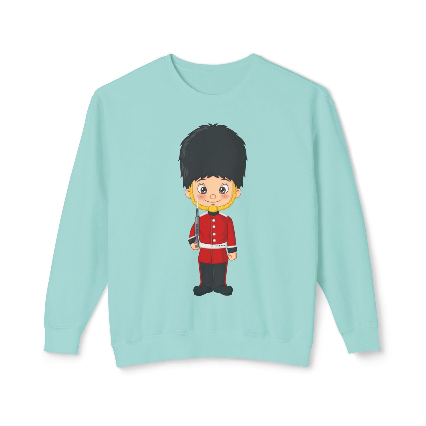 Unisex Lightweight Crewneck Sweatshirt - British Soldier - Classic Military Elegance and Honorable