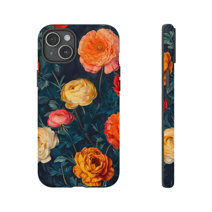 Floral Phone Case, Tough Cases for Phone Protection, Gift for Flower Lovers, Floral Designs, Spring Decor