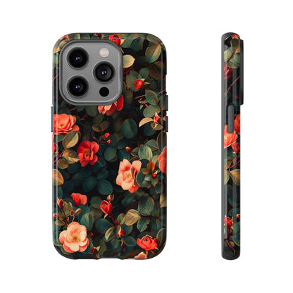 Floral Phone Case - Elegant Floral Design, Tough Protective Case, Perfect Gift for Her, Trendy Phone Accessories, Mother’s Day, Birthday