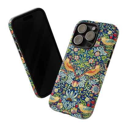 Floral Phone Case | Tough Cases, Stylish Protection, Unique Gift, Eco-Friendly, Floral Pattern, Bird Design