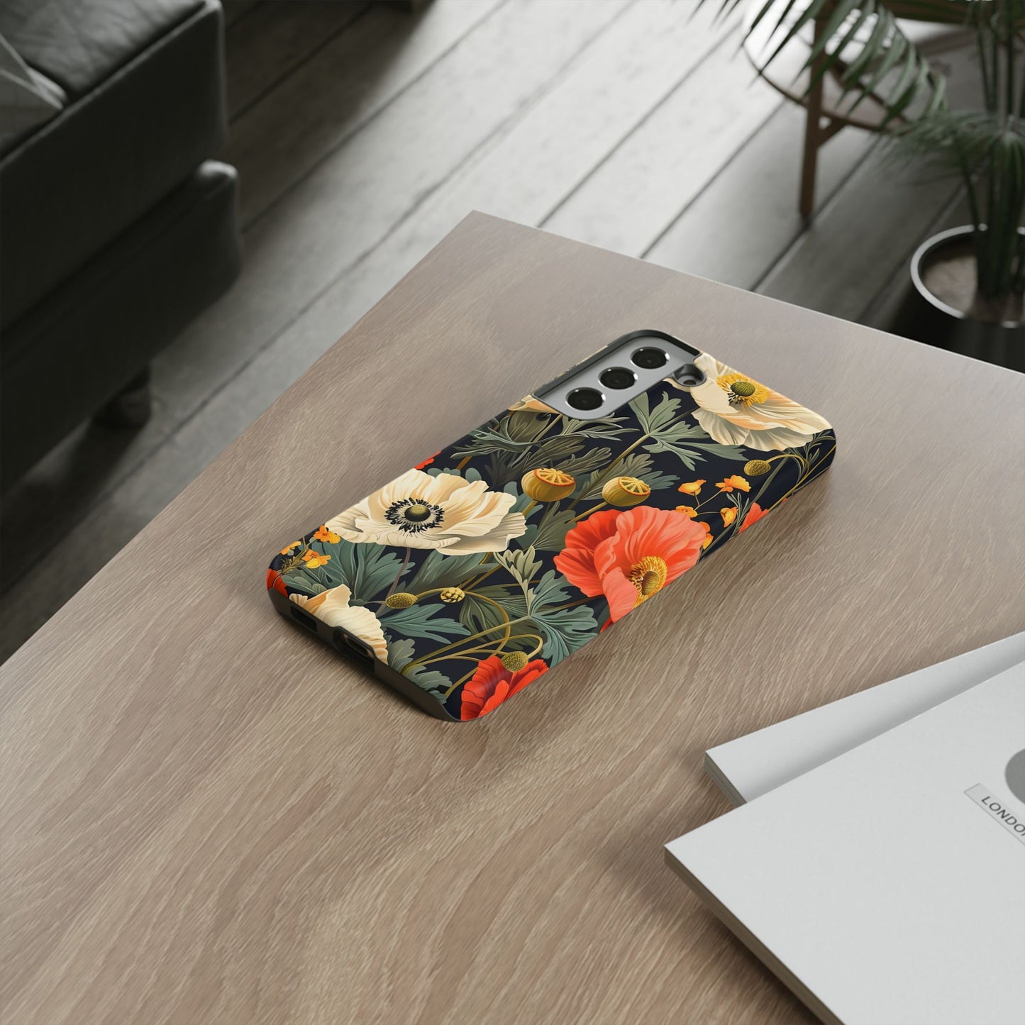 Floral Phone Case - Tough Cases with Vibrant Garden Design, Phone Accessory, Gift for Her, Spring Style, Nature Lover