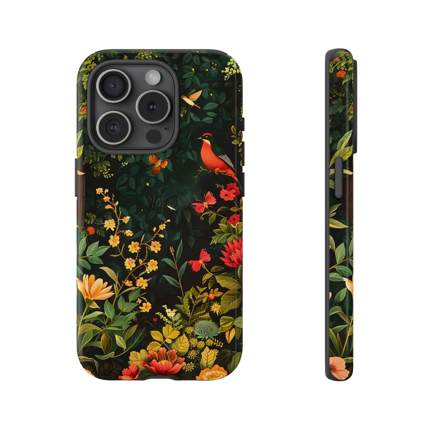 Floral Tough Phone Case, Nature-Inspired Design, Ideal for Garden Lovers, Gift for Birthdays, Christmas, Eco-Friendly Accessory