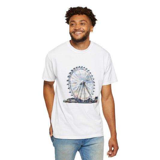 Unisex Garment-Dyed T-shirt - See London from the Eye