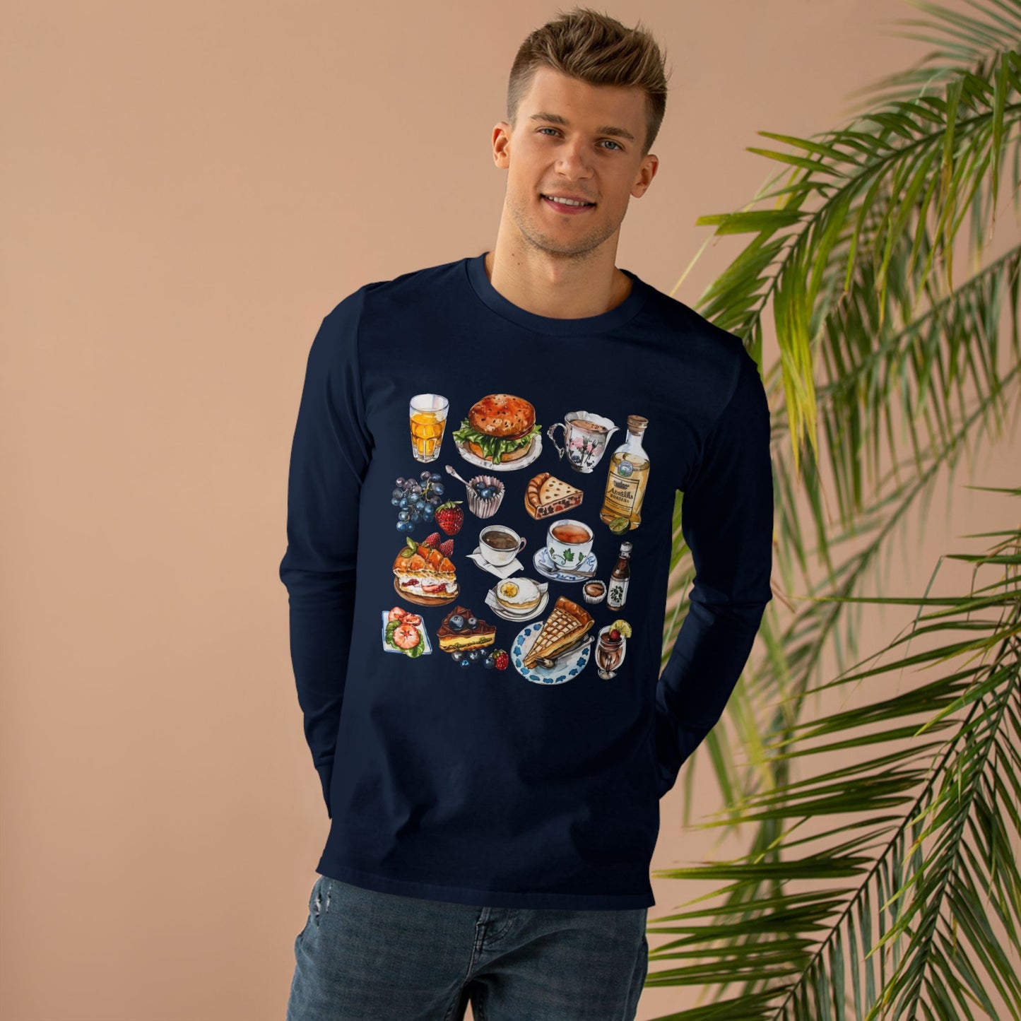 Men’s Base Longsleeve Tee - Vintage England Icons