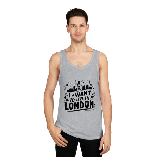 Unisex Softstyle™ Tank Top - I want to live in London