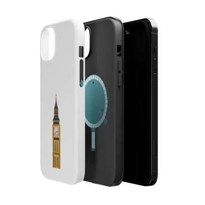 Big Ben Magnetic Phone Case, Unique Phone Cover, London-Themed Gift, Trendy Cell Case, Custom iPhone Accessory