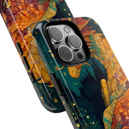Dragon Art Phone Case, Tough Phone Cover, Fantasy Gift, Unique Mobile Accessory, Dragon Lover Gift, Stylish Protection