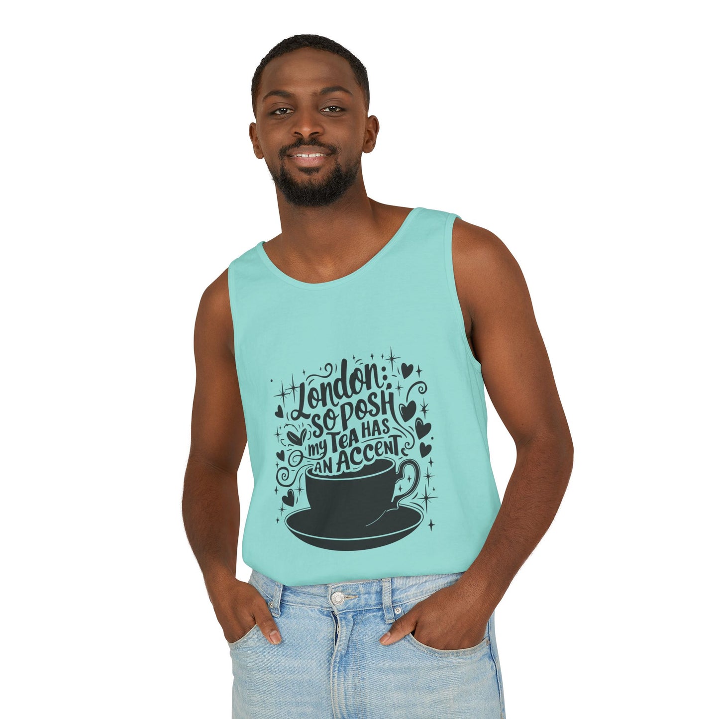Unisex Garment-Dyed Tank Top - London's Nostalgic Tea