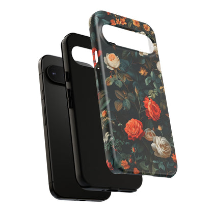 Floral Phone Case | Tough Cases with Elegant Design | Gift for Her, Mother's Day, Birthdays, Personalized, Trendy Tech Accessories