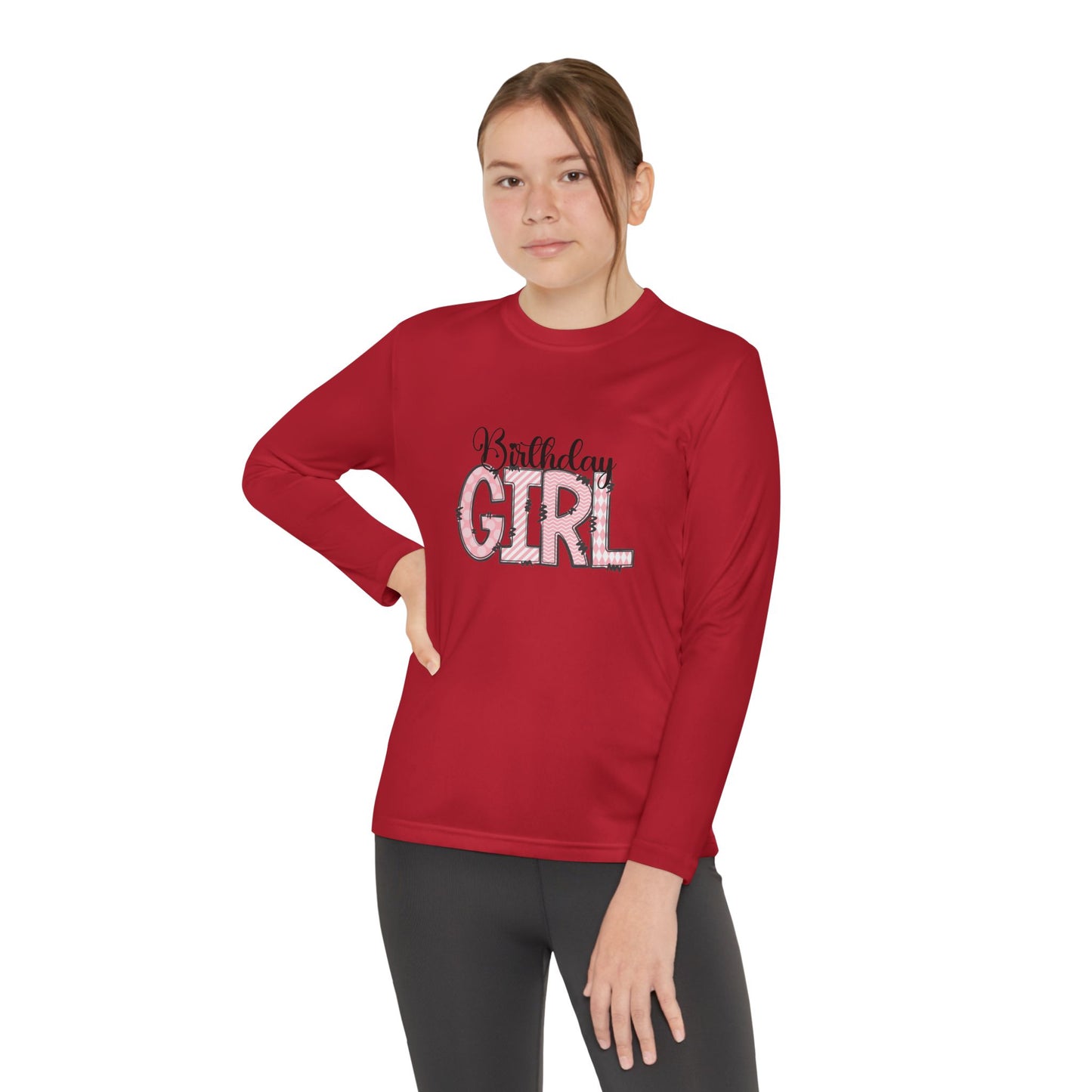 Birthday Girl Youth Long Sleeve Tee - Perfect Gift for Celebrations