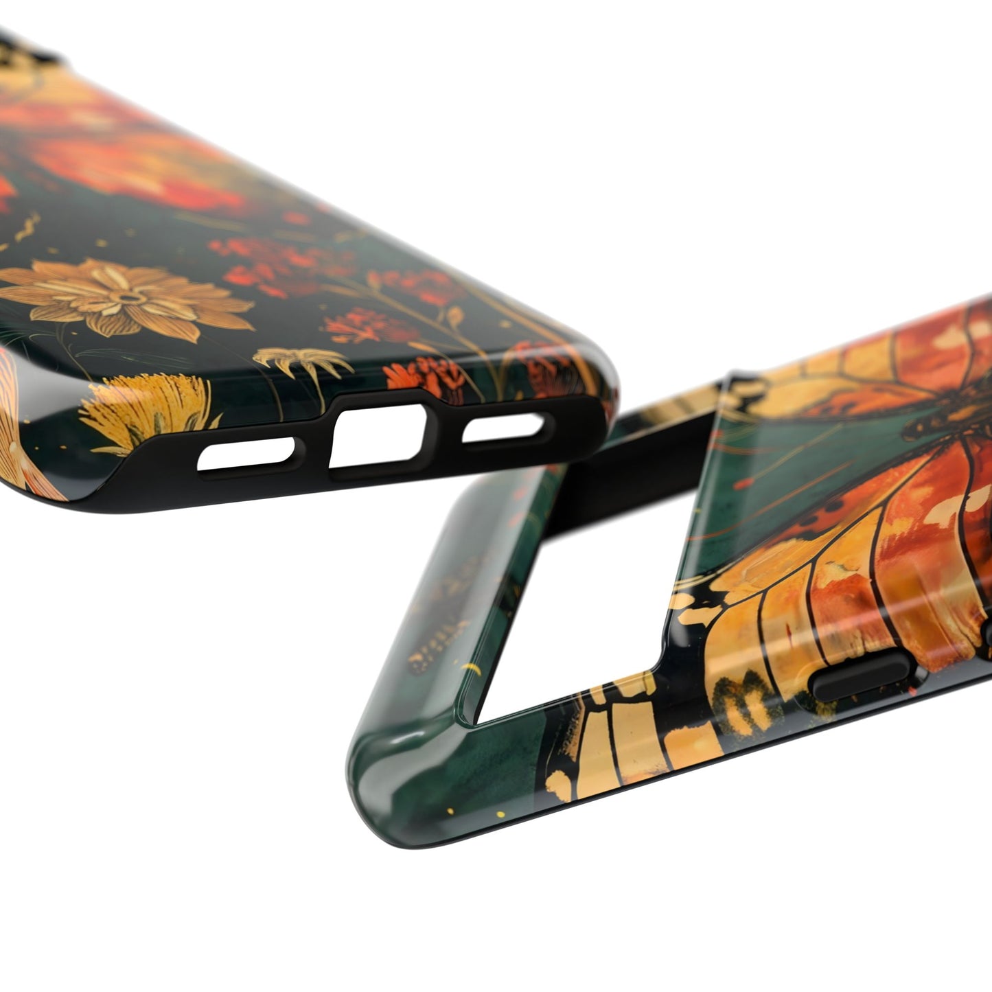 Butterfly Phone Case – Tough Cases for Nature Lovers, Floral Design, Butterfly Art, Unique Gift, Eco-Friendly Protection