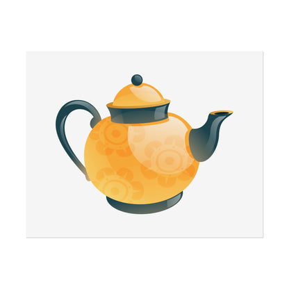 Vintage Tea Pot Rolled Posters