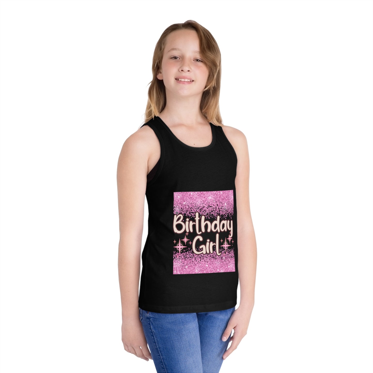 Birthday Girl Jersey Tank Top